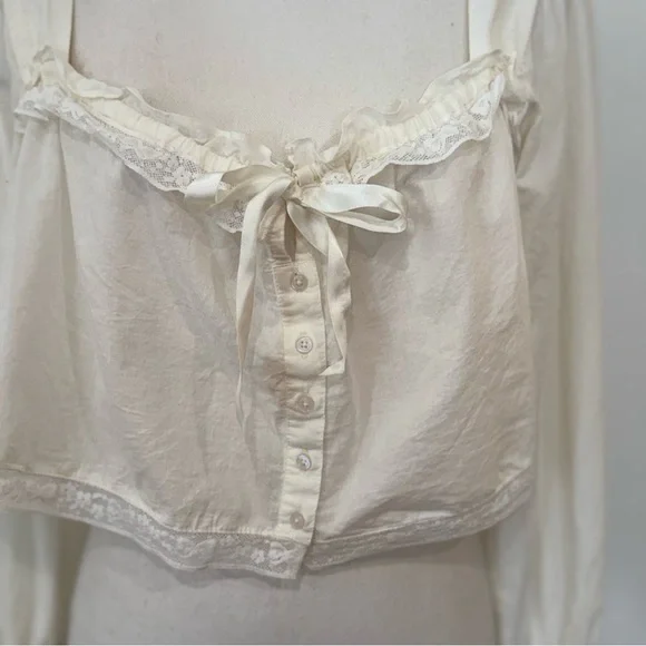 For Love And Lemons Venetia Sleep Top, Size: Large - Picture 3 of 12